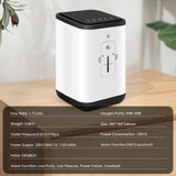Oxygen Concentrator Machine Generator 1-7L/min Portable Oxygen Making Machine Without Battery Air Purifier AC 220V/110V