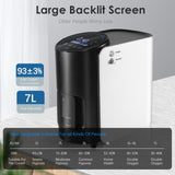 Household Portable Oxygen Concentrator Low Operation Noise 1-7L  Oxygen Generator Oxygene Machine